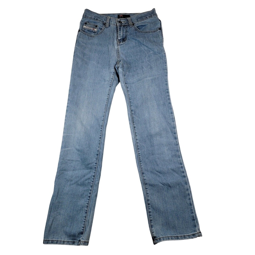 Diesel Women's Straight Leg Jeans Sz 26 Blue Denim Made in Italy